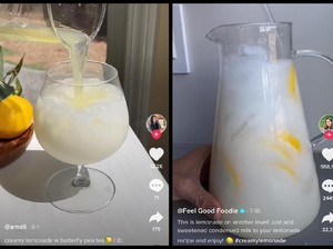 Creamy Lemonade Tren di TikTok, Begini Cara Bikinnya