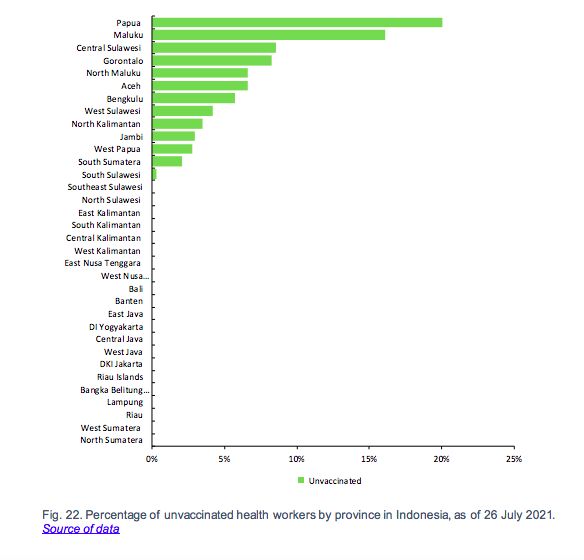 Grafik WHO laporan 29 Juli 2021