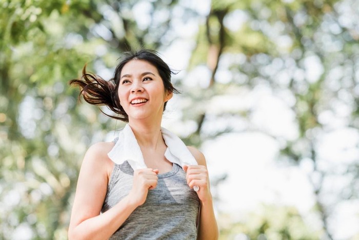 Ilustrasi jogging Ilustrasi jogging