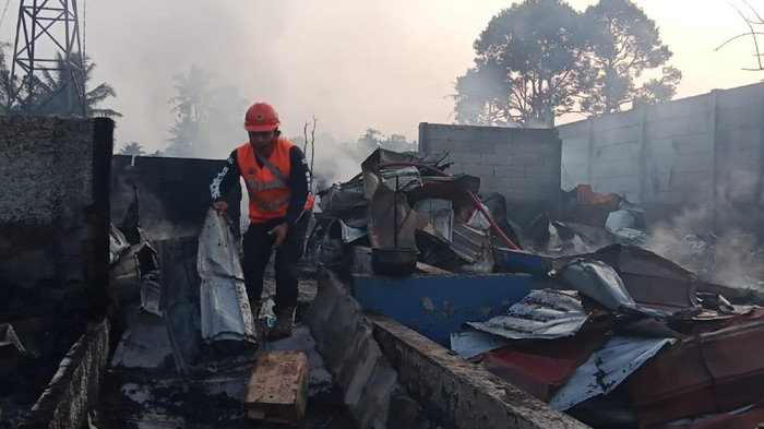 Kebakaran di Sukabumi