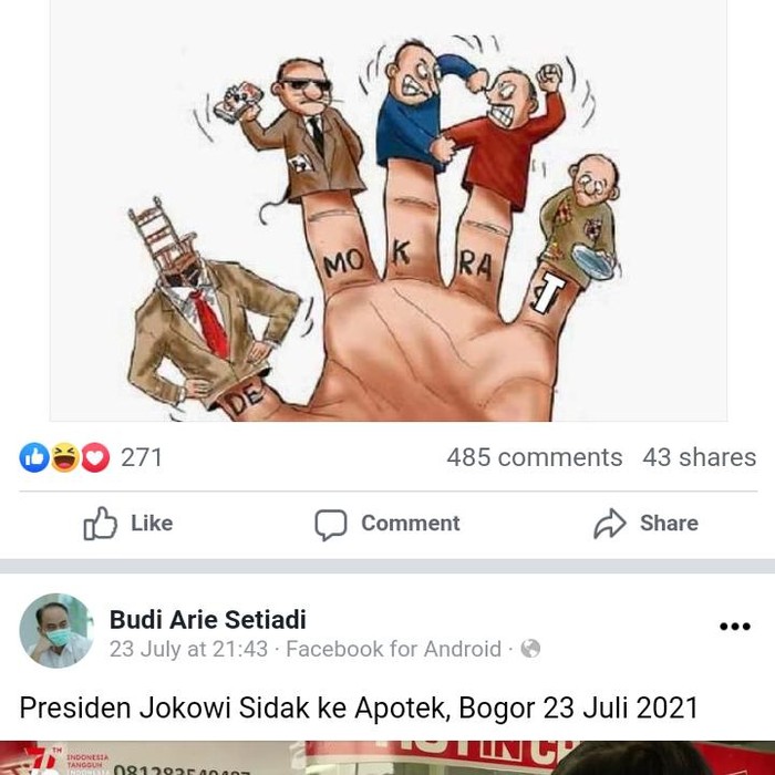 Postingan Wamendes PDTT Budi Arie yang membuat Demokrat Jabar buat laporan