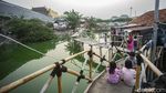Potret Kampung yang Puluhan Tahun Mengapung di Jakarta Barat