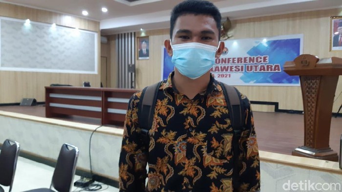 Rafael Malalangi yang namanya sempat hilang dari daftar casis Bintara Polri akhirnya dinyatakan lulus (dok Polda Sulut)