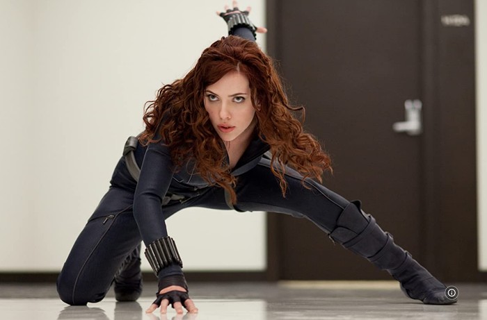 Scarlett Johansson Penampilan Scarlett Johansson sebagai Black Widow.
