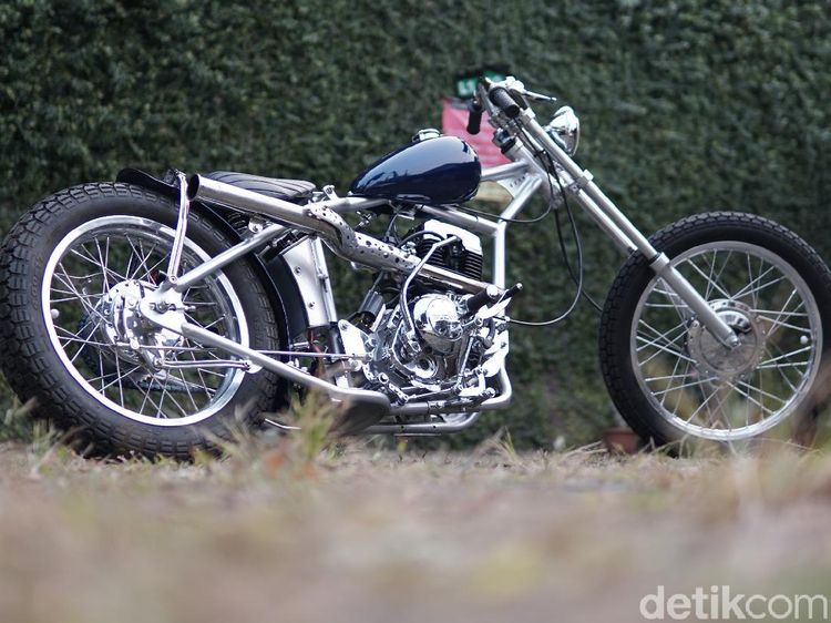 Motor Bekas Harga Rp 1 Jutaan Bisa Disulap Jadi Ganteng Begini