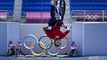 Bebas Bergaya ! Potret Atlet Sepeda BMX Berjumpalitan di Udara