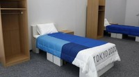 Ada yang unik dari perhelatan Olimpiade Tokyo 2020, bukan dari arena panggung namun justru dari tempat tidur para atlet. Dok. Twitter Paul Chelimo.