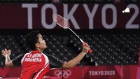 Gim ketiga dimulai, Anthony Ginting mampu menaklukkan Antonsen dengan skor 21-18. Pukulan menyilang Anthony Ginting tak bisa dikembalikan Antonsen untuk mengakhiri laga dalam 79 menit.
