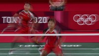 Di Musashino Forest Sport Plaza Greysia Polii/Apriyani Rahayu berhasil mengalahkan pasangan Korea Selatan Lee Sohee/Shin Seungchan dengan kemenangan langsung 21-19, 21-17.
