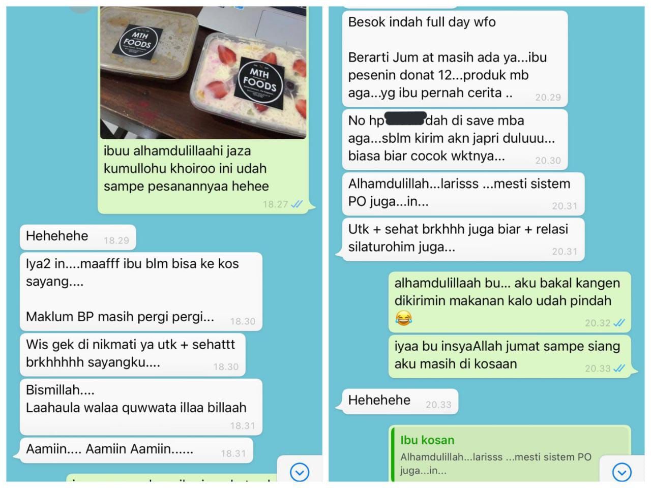 Ibu Kost Sering Kirim Makanan, Netizen Ini Sedih Saat Harus Pindah Kost