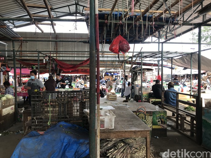 Lokbin Pasar Kramat Jati, 31 Juli 2021, pagi. (Nur Aziza/detikcom)