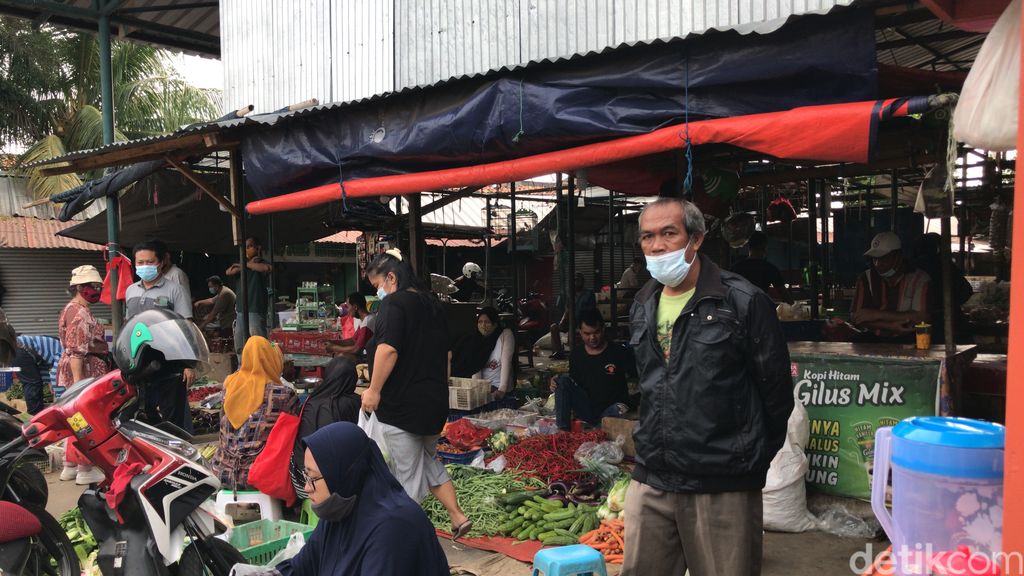 Lokbin Pasar Kramat Jati, 31 Juli 2021, pagi. (Nur Aziza/detikcom)