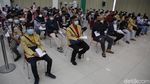 Momen Vaksinasi 1.100 Mahasiswa di Bekasi