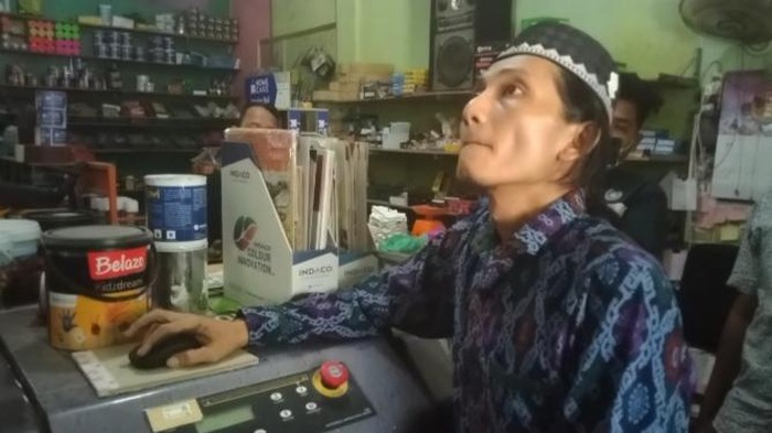 Pemilik rumah yang digedor di Batu Bara, Bustomi (Perdana-detikcom)