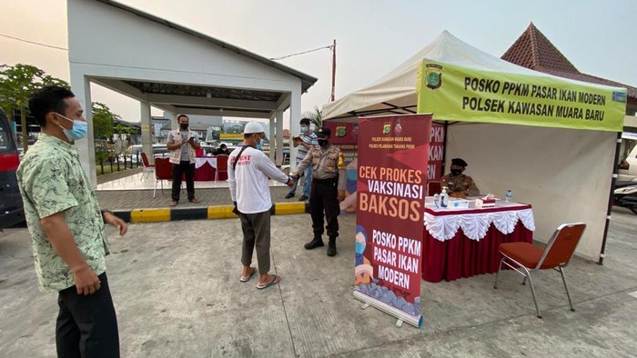 Posko PPKM Pasar Ikan Muara Baru (Dok.istimewa)