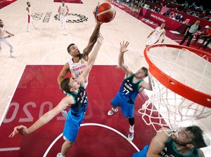Hasil Basket Olimpiade 2020: Kalahkan Spanyol, Slovenia Juara Grup C