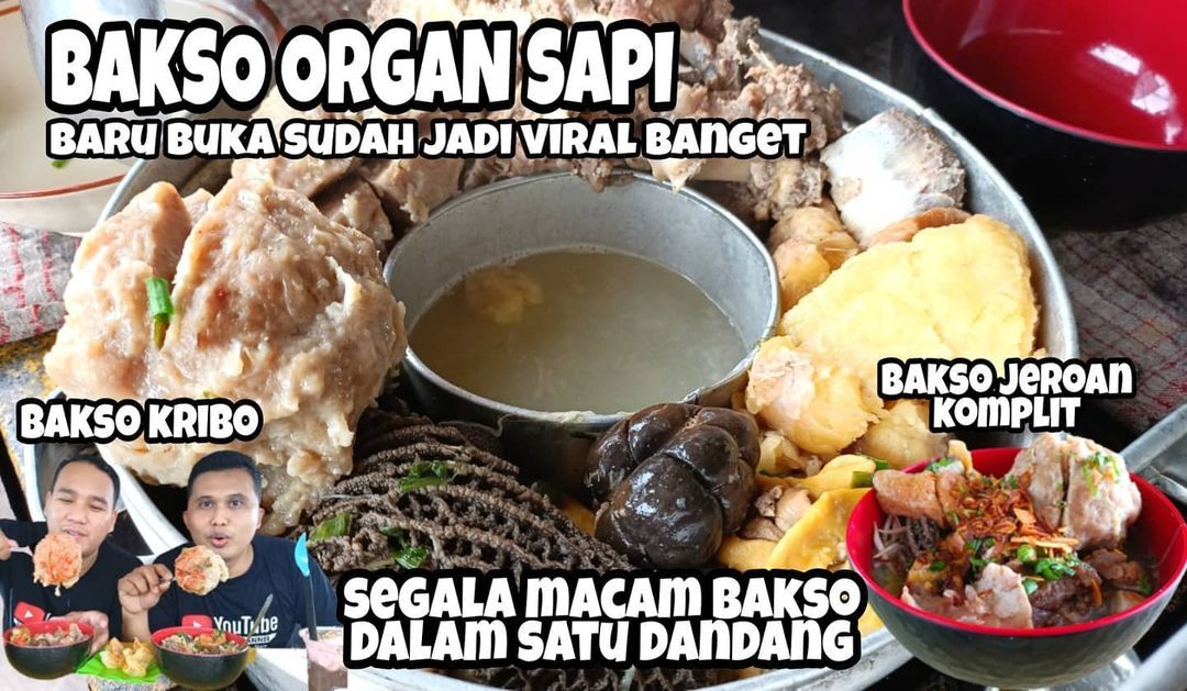 Bakso Topping Jeroan yang Melimpah Nikmat
