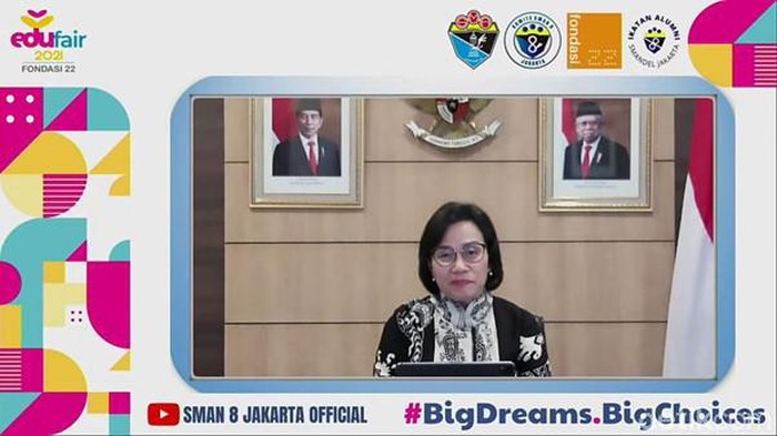 EDUFAIR Part 2 SMAN 8 Jakarta Hadirkan Menkeu Sri Mulyani, Apa Pesannya?