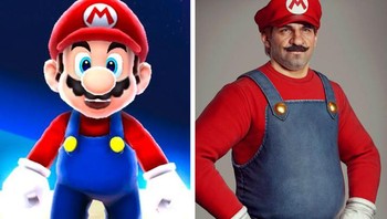 Super Mario Bross. Foto: Instagram/Hossein Diba