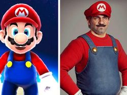 Seniman Bkin Karakter Kartun Disney Bak Manusia Sungguhan