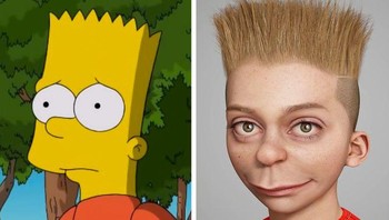 Bart Simpson. Foto: Instagram/Hossein Diba