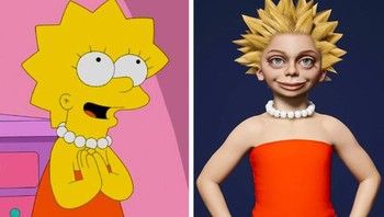 Lisa Simpson. Foto: Instagram/Hossein Diba