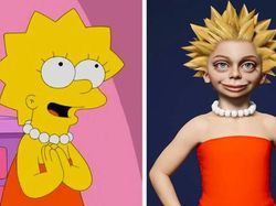 Seniman Bkin Karakter Kartun Disney Bak Manusia Sungguhan