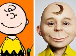 Seniman Bkin Karakter Kartun Disney Bak Manusia Sungguhan