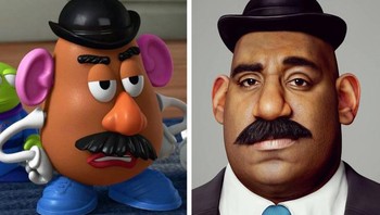 Mr. Potato Head. Foto: Instagram/Hossein Diba
