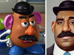 Seniman Bkin Karakter Kartun Disney Bak Manusia Sungguhan