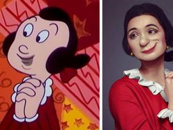 Seniman Bkin Karakter Kartun Disney Bak Manusia Sungguhan