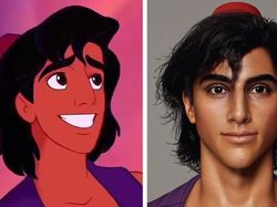 Seniman Bkin Karakter Kartun Disney Bak Manusia Sungguhan