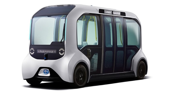 Mobil otonom Toyota e-Pallet