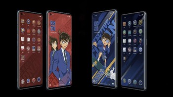 Oppo turut memberikan tema Detective Conan di dalamnya. Foto: dok Oppo