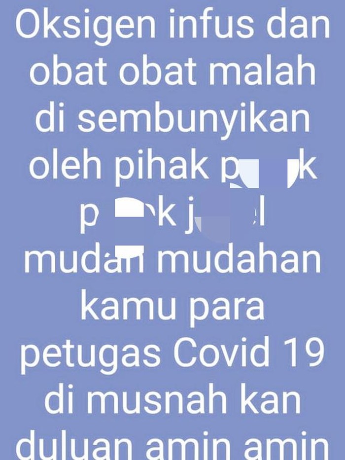 Penjual roti di Kota Probolinggo diamankan polisi karena menghina nakes. Ia menyebut nakes menjual oksigen hingga langka.