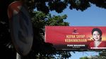 Baliho Puan Maharani Mejeng di Kota Bandung