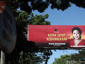 Perang Baliho Kepak Sayap Puan Vs Kaesang Siap untuk RI 1