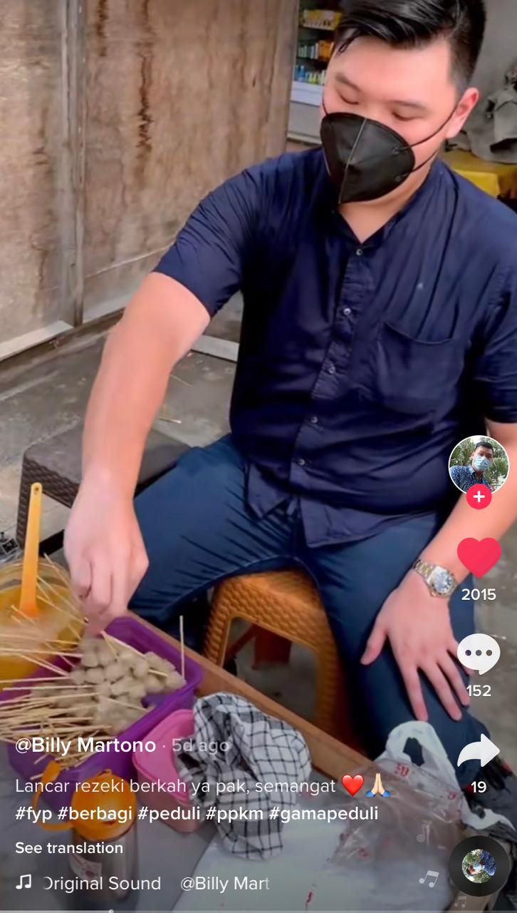 Billy Martono 'Crazy Rich Cilegon' Hobi Borong Makanan dan Terbiasa Berbagi Sejak Kecil
