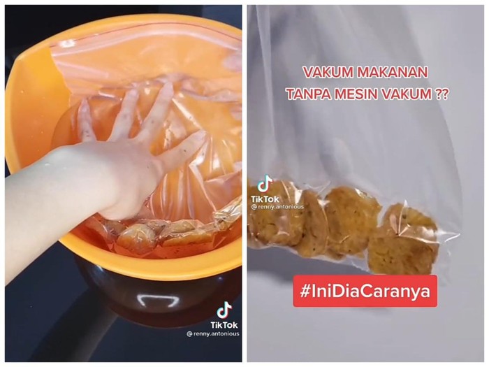Cara Vakum Manual Cara Vakum Makanan Praktis Tanpa Alat, Cukup Pakai Air