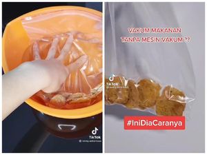 Cara Vakum Makanan Praktis Tanpa Alat, Cukup Pakai Air