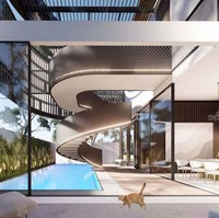 Rumah tersebut dibuat dengan konsep terbuka sehingga terlihat lebih lapang. (Foto: Instagram/@angkasaarchitects)