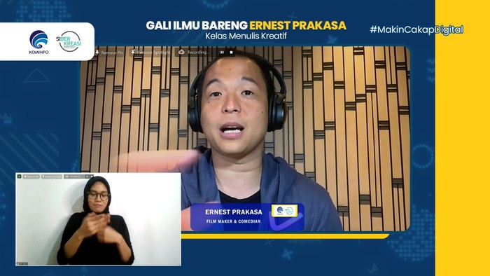 Ernest Prakasa dan Jerfri Nichol Bicara soal Kreativitas Digital