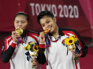 Greysia/Apriyani Rebut Emas Olimpiade Tokyo, Tontowi: Welcome to the Club!