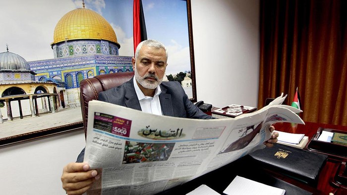 Ismail Haniyeh terpilih kembali menjadi pemimpin kelompok Hamas. Dengan demikian, Haniyeh kembali memimpin Hamas untuk empat tahun ke depan.