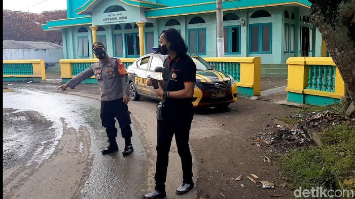 Lokasi dugaan penodongan tukang galon oleh mantan Cabup Tasikmalaya