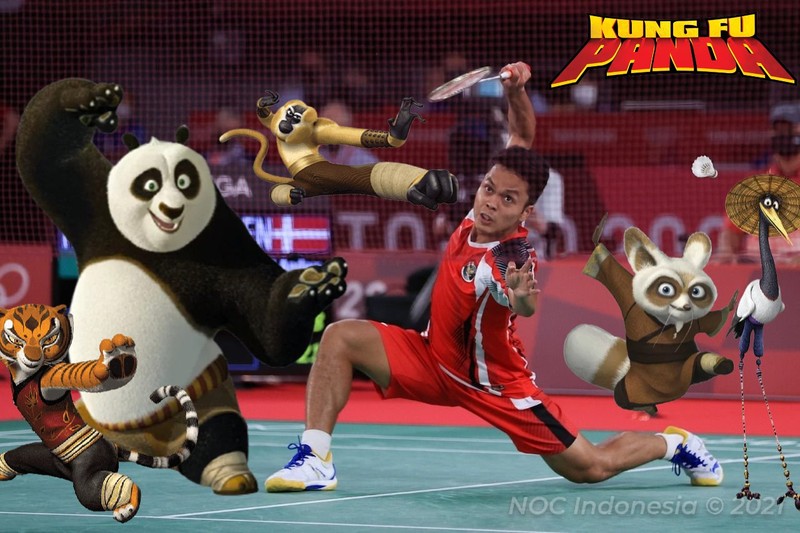 Meme Anthony Ginting Raih Perunggu Olimpiade 2020