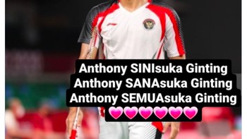 Pelesetan nama tengah Ginting. Sinisuka, sanasuka dan semuasuka Ginting. Foto: (Twitter)