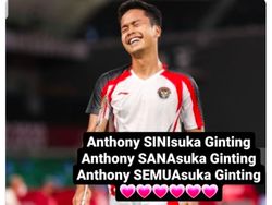 Ketika Anthony Ginting Jadi Super Saiya