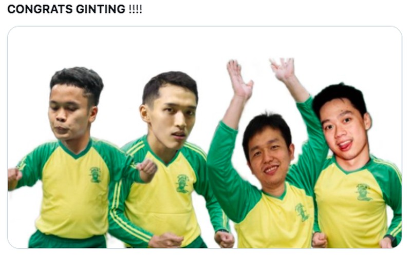 Meme Anthony Ginting Raih Perunggu Olimpiade 2020