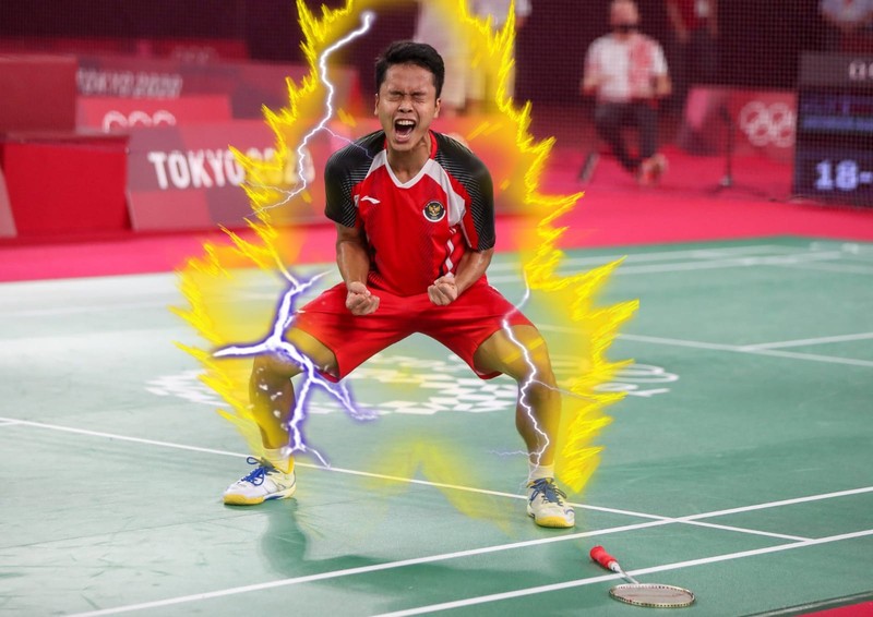 Meme Anthony Ginting Raih Perunggu Olimpiade 2020